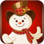 icon Decorate snowmans and Santa Claus